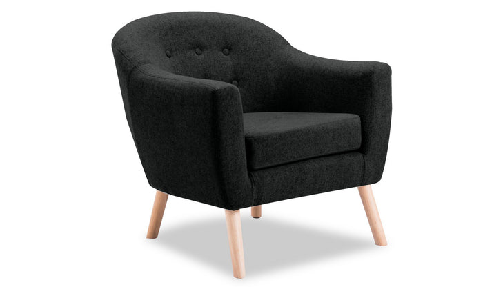 Perig Accent Chair - Charcoal