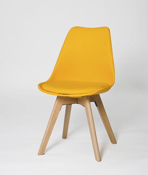 yellow dining chair