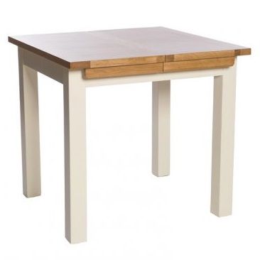 York Extending Table 1200mm – 1600mm – Ivory