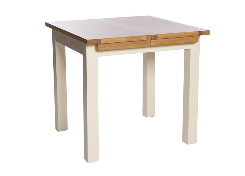 York Extending Table 800mm – 1130mm – Ivory